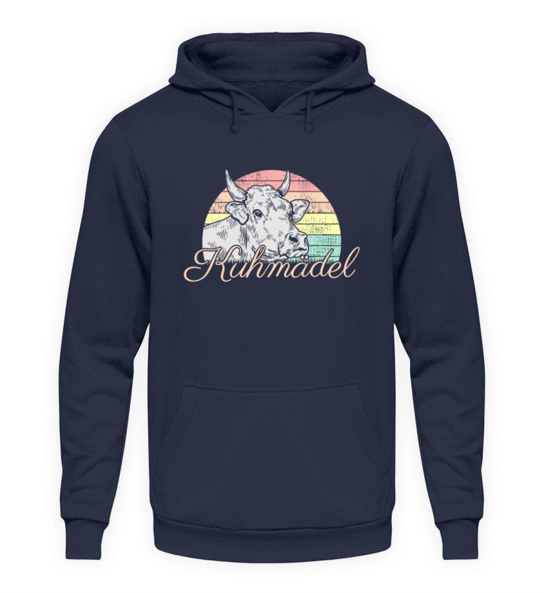 Kuhmädel Retro · Unisex Hoodie-Unisex Hoodie-Oxford Navy-S-Agrarstarz