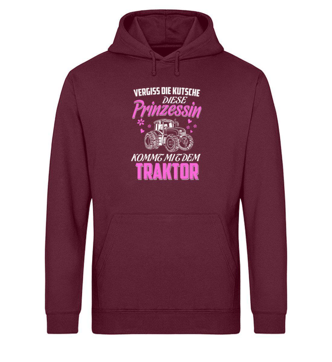 Kutsche Prinzessin Traktor · Unisex Organic Hoodie-Drummer Hoodie ST/ST-Burgundy-XS-Agrarstarz