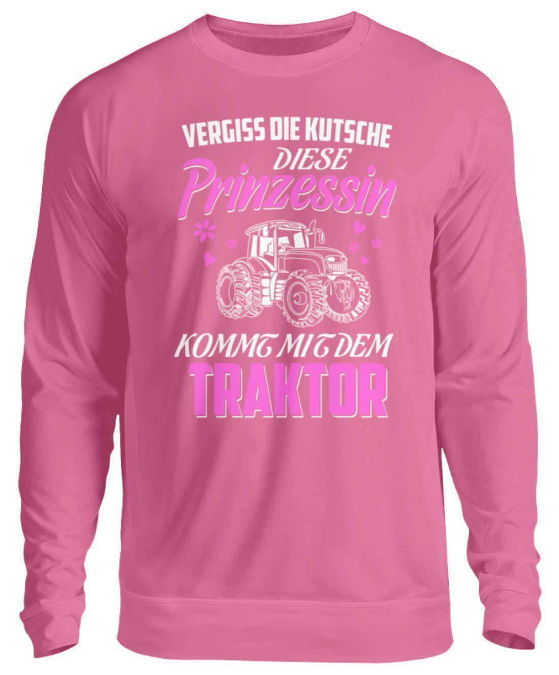 Kutsche Prinzessin Traktor · Unisex Sweatshirt Pullover-Unisex Sweatshirt-Candyfloss Pink-S-Agrarstarz