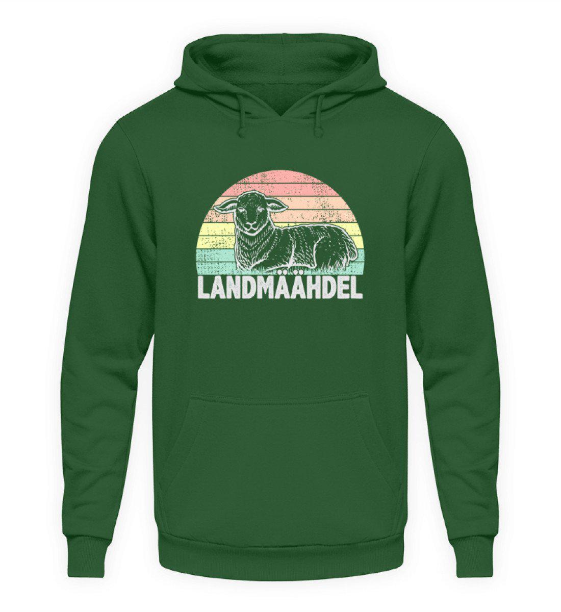 Landmäähdel Schaf Retro · Unisex Hoodie-Unisex Hoodie-Bottle Green-S-Agrarstarz