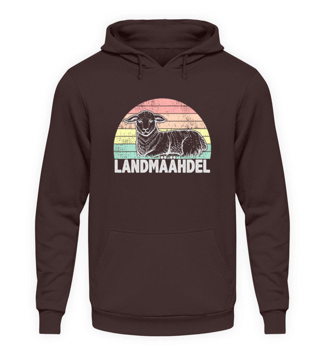 Landmäähdel Schaf Retro · Unisex Hoodie-Unisex Hoodie-Hot Chocolate-L-Agrarstarz