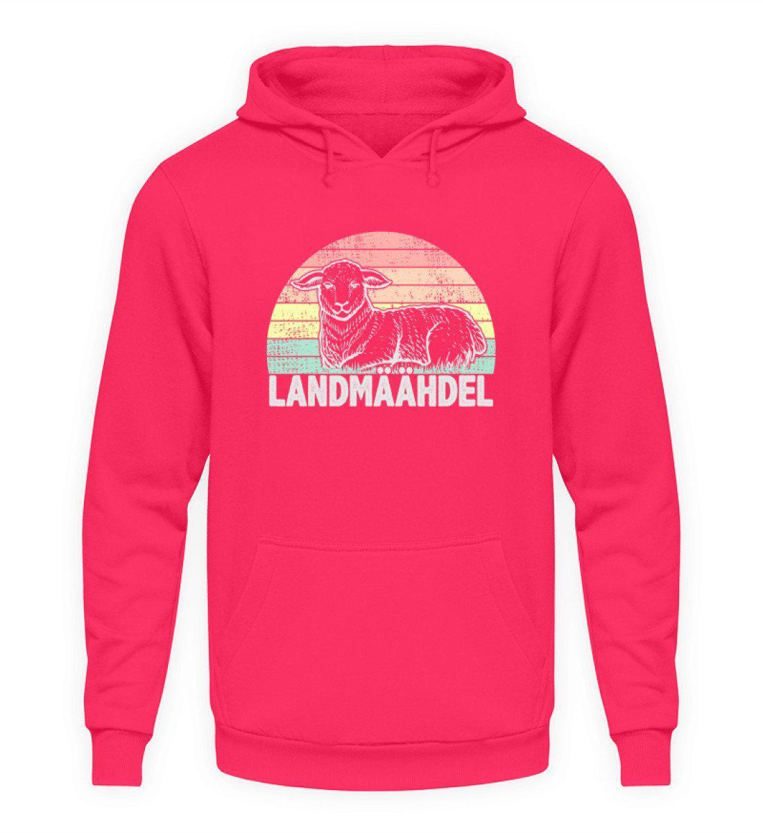 Landmäähdel Schaf Retro · Unisex Hoodie-Unisex Hoodie-Hot Pink-S-Agrarstarz