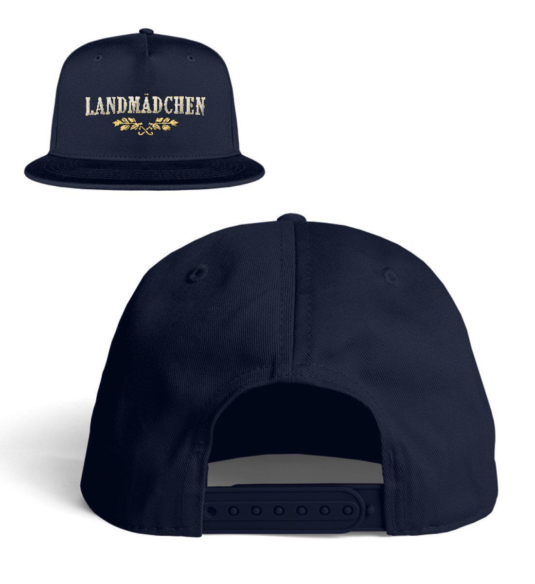 Landmädchen · Bestickte Snapback Mütze-Snapback mit Stick-Oxford Navy-Einheitsgröße-Agrarstarz