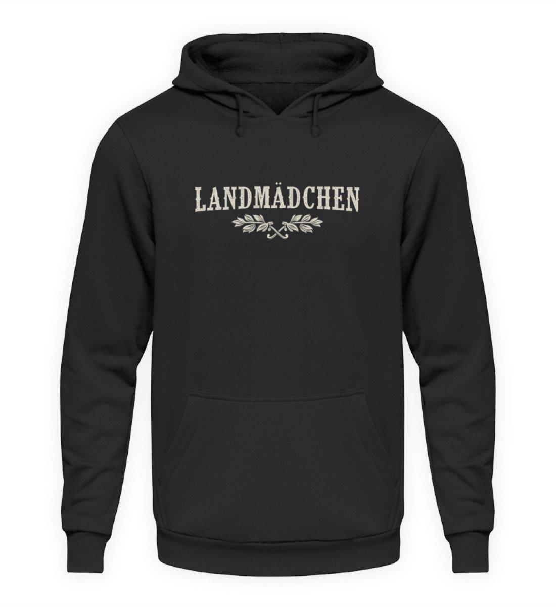 Landmädchen · Unisex Kapuzenpullover Hoodie-Unisex Hoodie-Jet Black-L-Agrarstarz