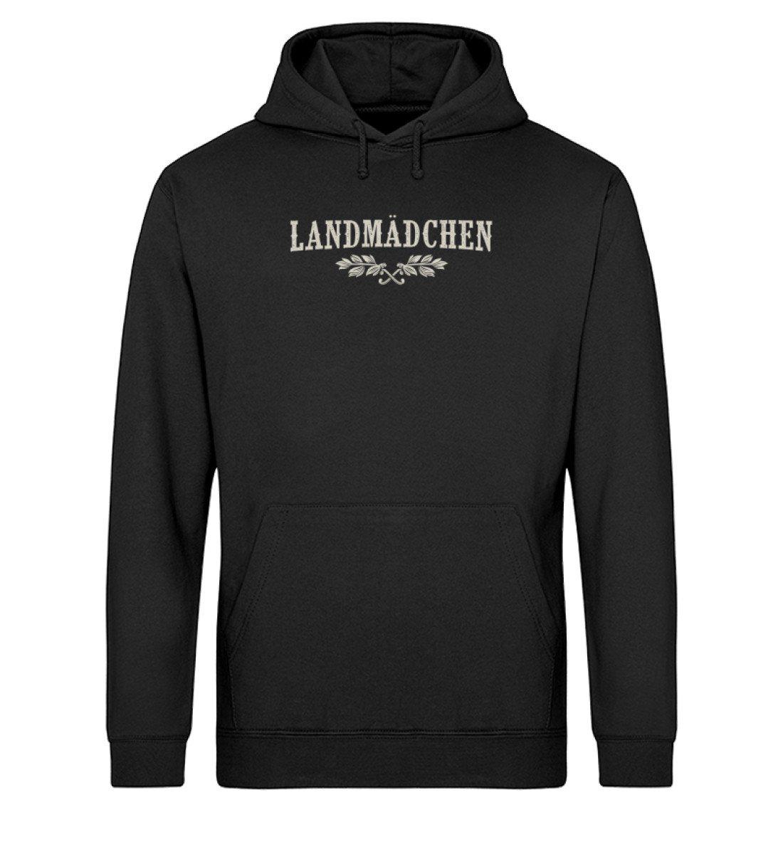 Landmädchen · Unisex Organic Hoodie-Drummer Hoodie ST/ST-Black-XS-Agrarstarz