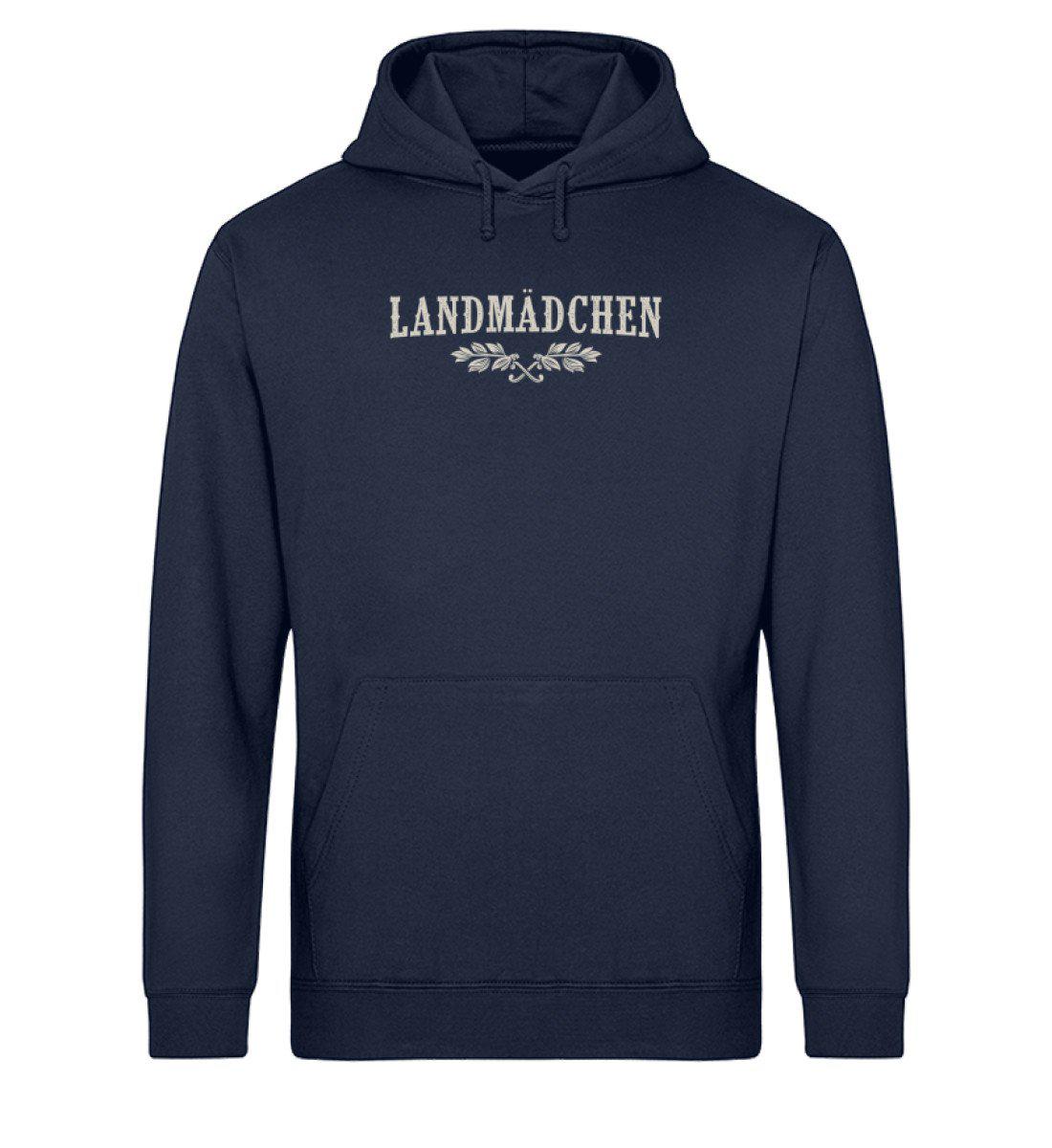 Landmädchen · Unisex Organic Hoodie-Drummer Hoodie ST/ST-French Navy-XS-Agrarstarz