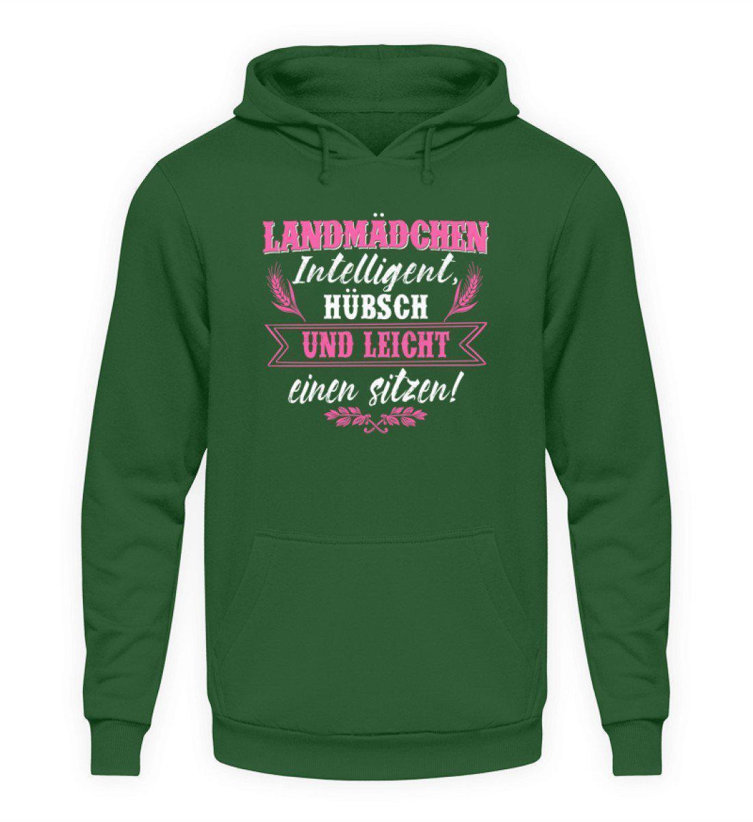 Landmädchen hübsch · Unisex Kapuzenpullover Hoodie-Unisex Hoodie-Bottle Green-L-Agrarstarz