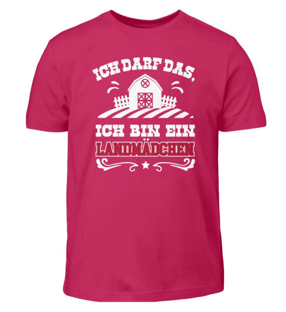 Landmädchen ich darf das · Kinder T-Shirt-Kinder T-Shirt-Sorbet-3/4 (98/104)-Agrarstarz