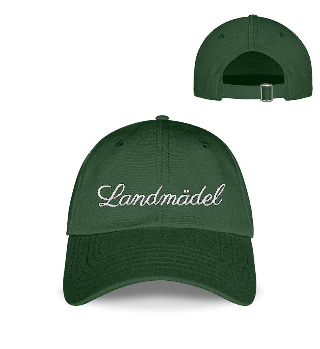 Landmädel · Kappe-Baseball Cap mit Stick-Bottle Green-Einheitsgröße-Agrarstarz