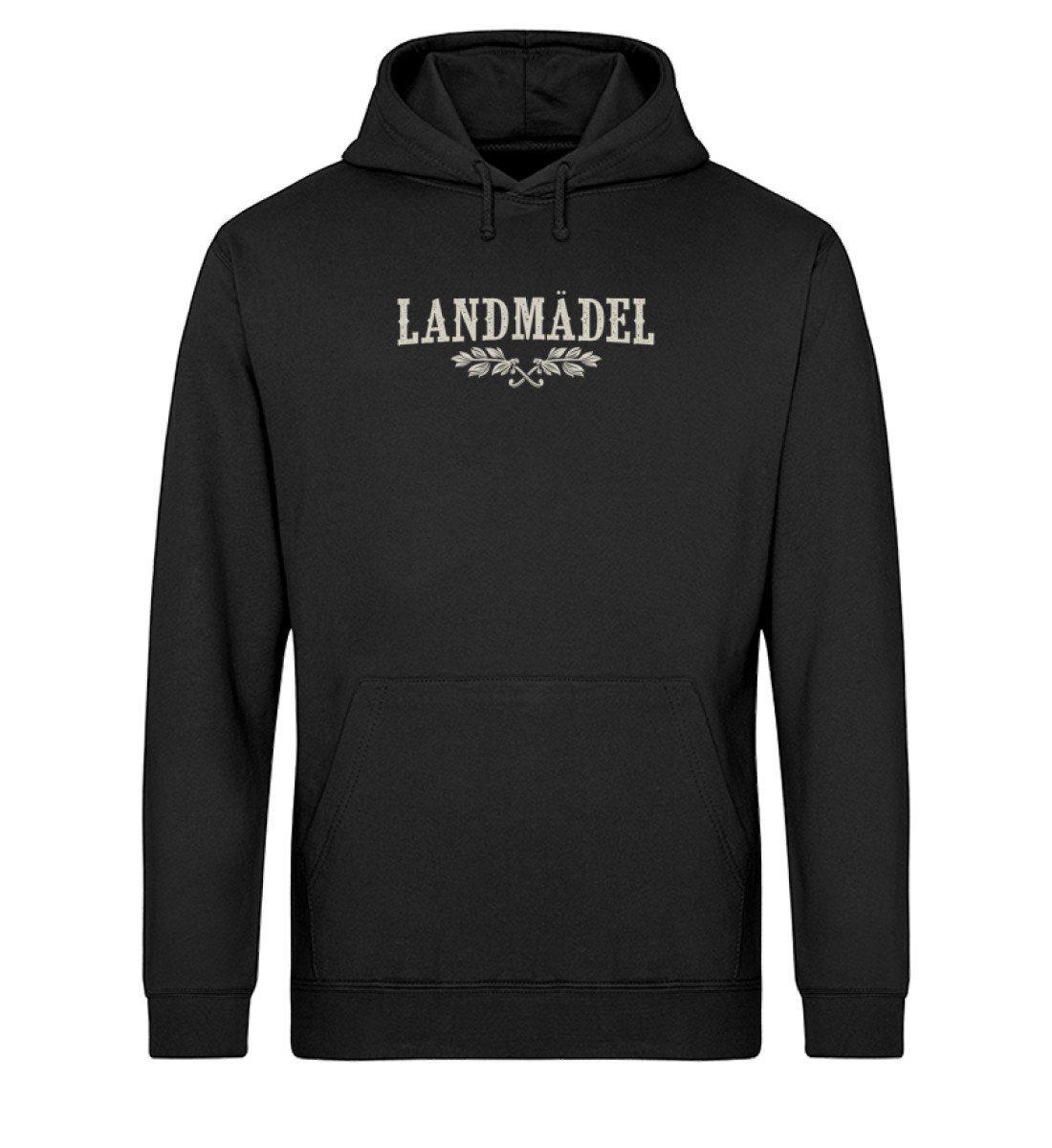 Landmädel · Unisex Organic Hoodie-Drummer Hoodie ST/ST-Black-XS-Agrarstarz