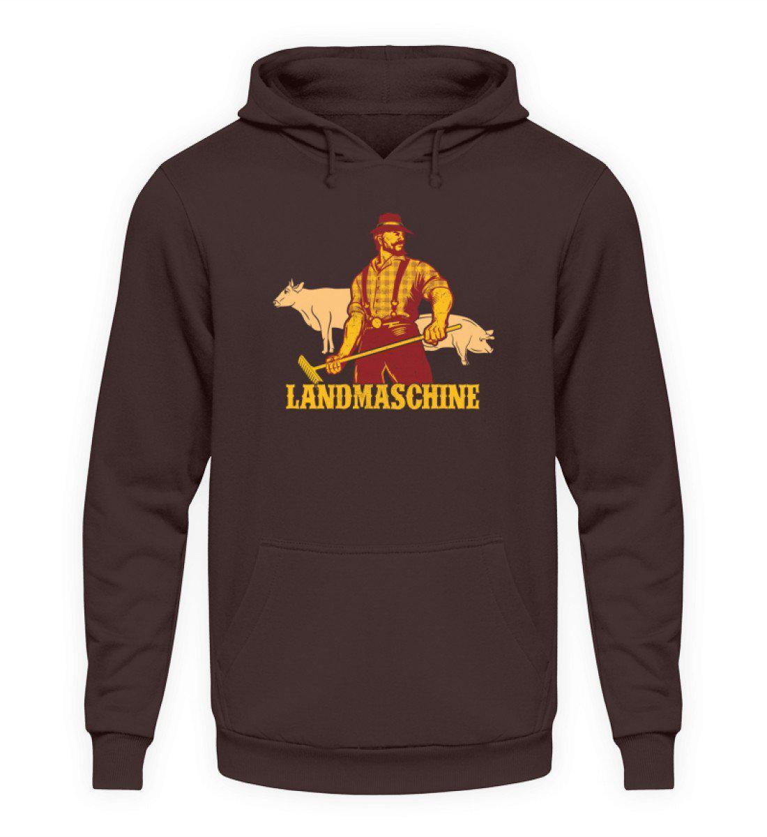 Landmaschine Retro · Unisex Kapuzenpullover Hoodie-Unisex Hoodie-Hot Chocolate-L-Agrarstarz