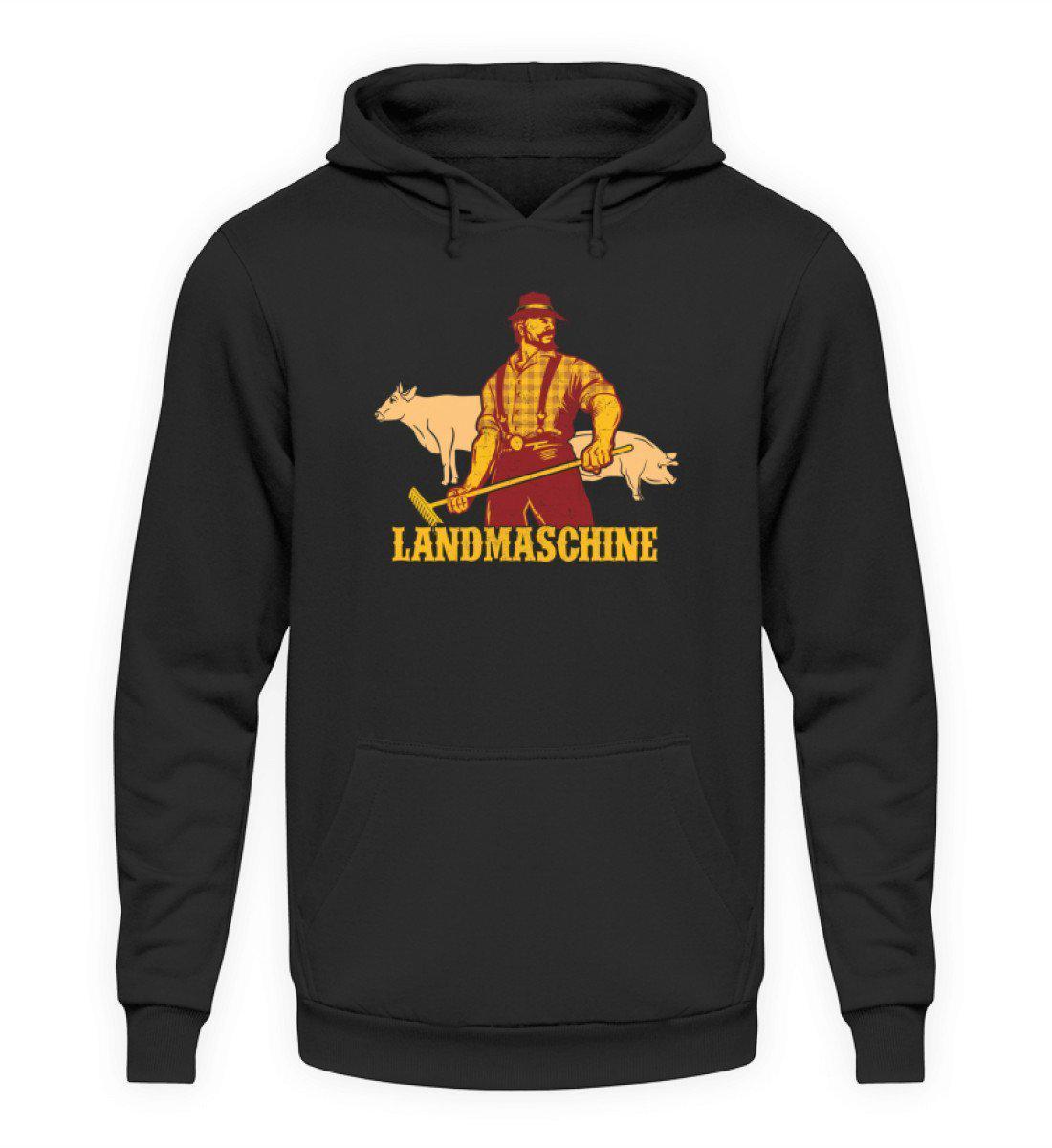 Landmaschine Retro · Unisex Kapuzenpullover Hoodie-Unisex Hoodie-Jet Black-L-Agrarstarz