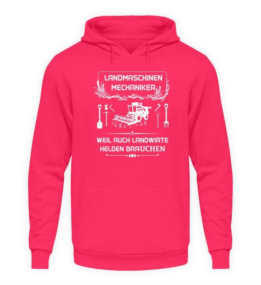 Landmaschinen Mechaniker · Unisex Kapuzenpullover Hoodie-Unisex Hoodie-Hot Pink-L-Agrarstarz