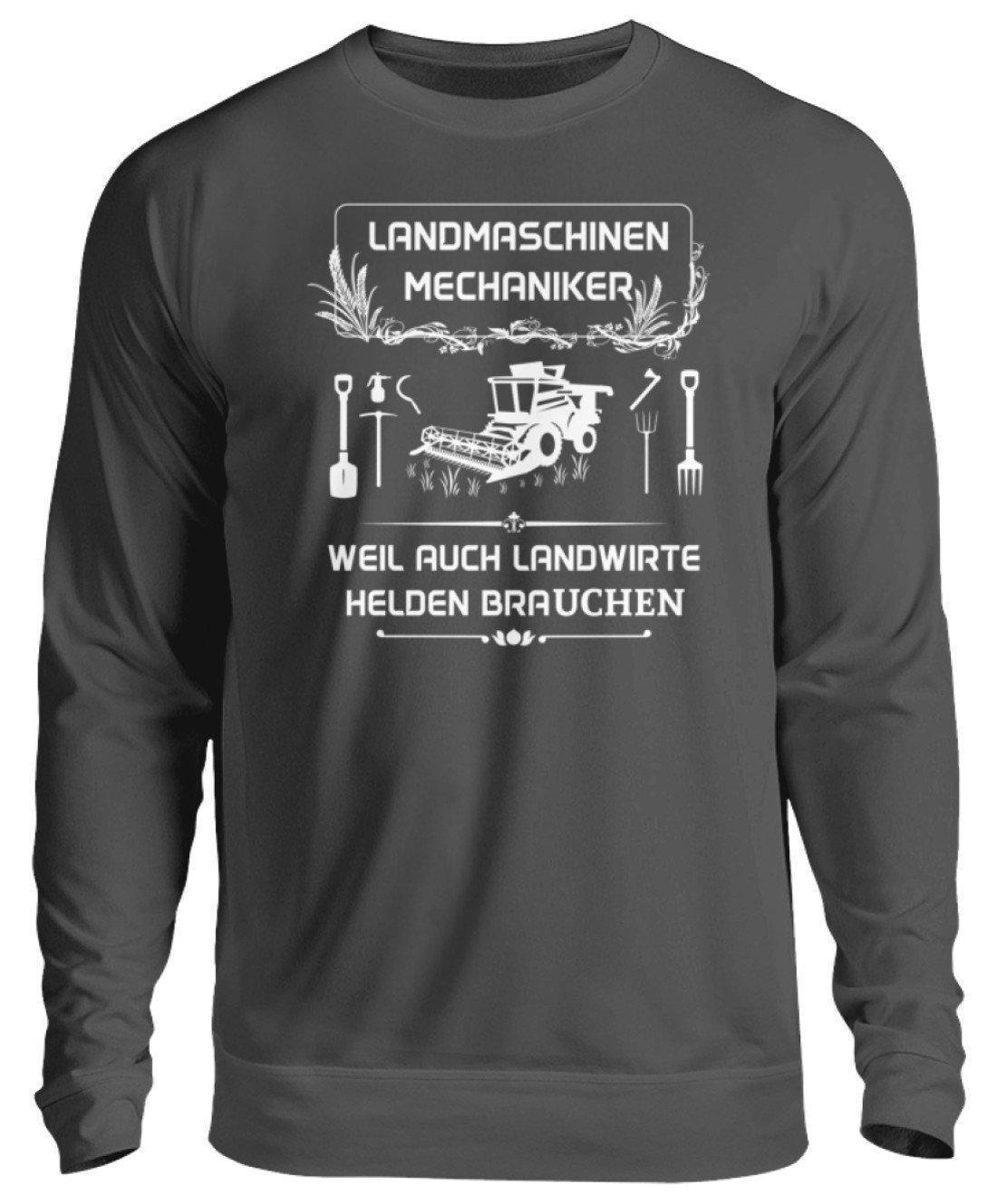 Landmaschinen Mechaniker · Unisex Sweatshirt Pullover-Unisex Sweatshirt-Storm Grey (Solid)-S-Agrarstarz