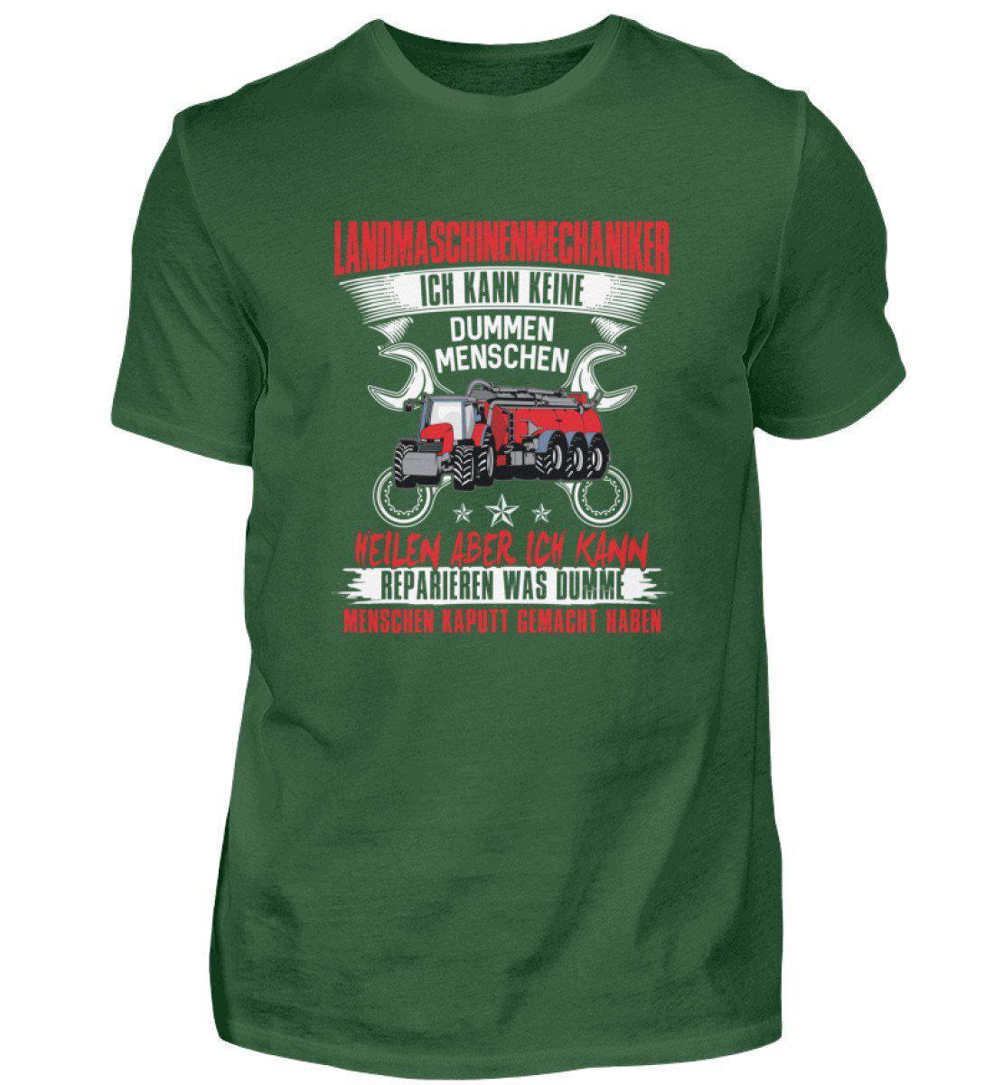 Landmaschinenmechaniker reparieren · Herren T-Shirt-Herren Basic T-Shirt-Bottle Green-S-Agrarstarz