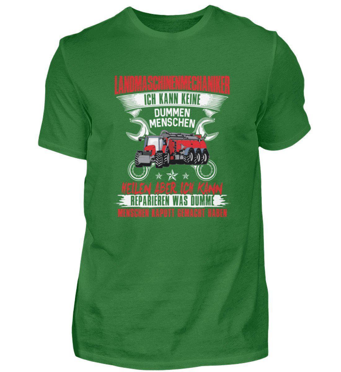 Landmaschinenmechaniker reparieren · Herren T-Shirt-Herren Basic T-Shirt-Kelly Green-S-Agrarstarz