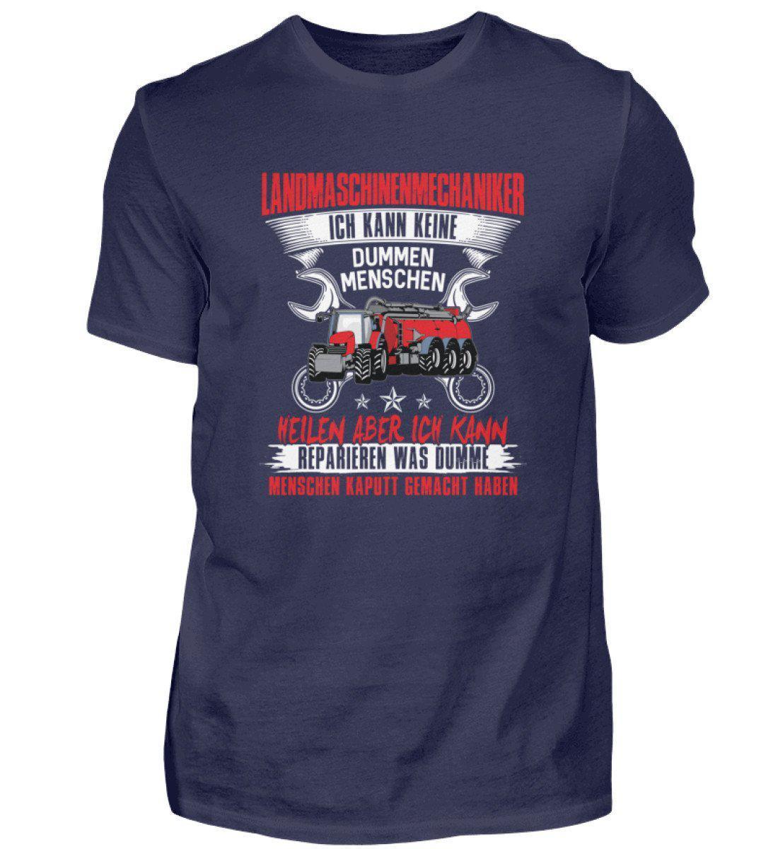 Landmaschinenmechaniker reparieren · Herren T-Shirt-Herren Basic T-Shirt-Navy-S-Agrarstarz