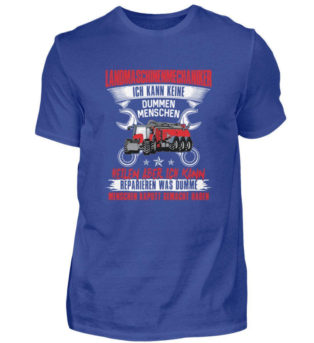 Landmaschinenmechaniker reparieren · Herren T-Shirt-Herren Basic T-Shirt-Royal Blue-S-Agrarstarz