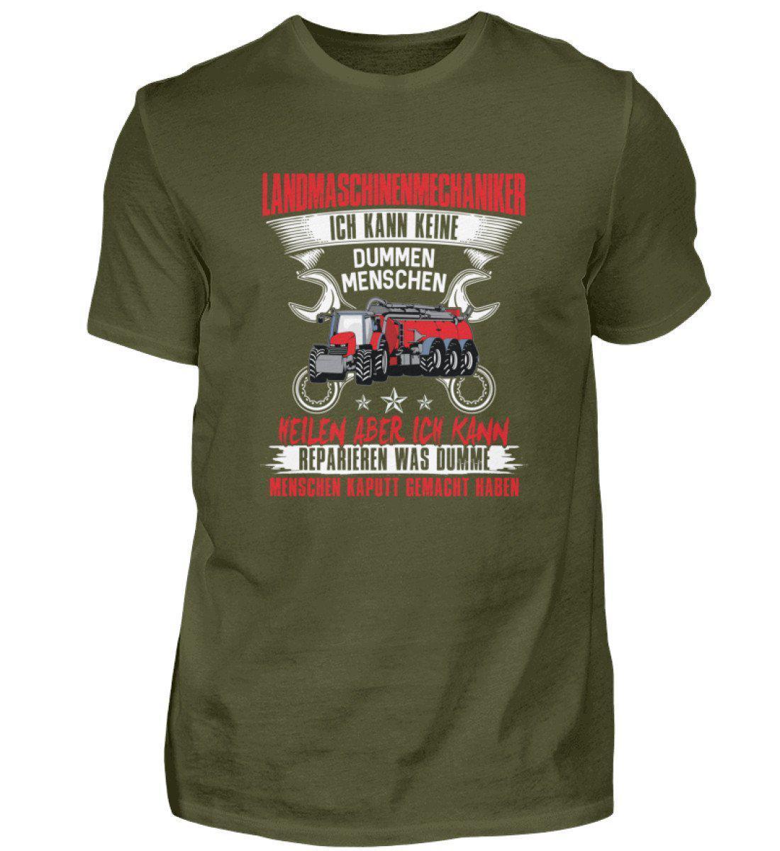 Landmaschinenmechaniker reparieren · Herren T-Shirt-Herren Basic T-Shirt-Urban Khaki-S-Agrarstarz