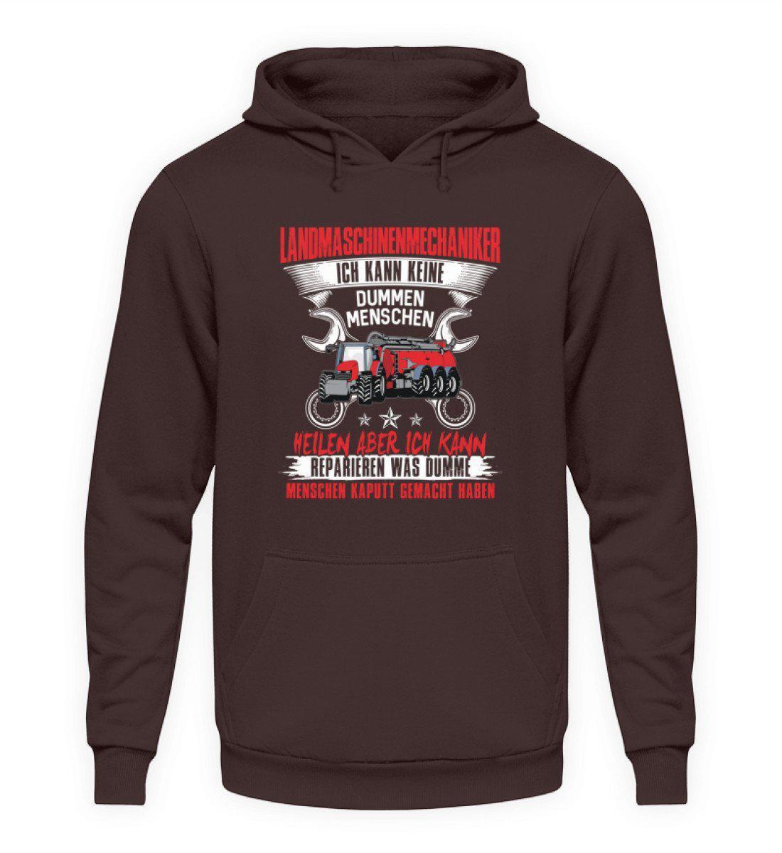 Landmaschinenmechaniker reparieren · Unisex Kapuzenpullover Hoodie-Unisex Hoodie-Hot Chocolate-S-Agrarstarz