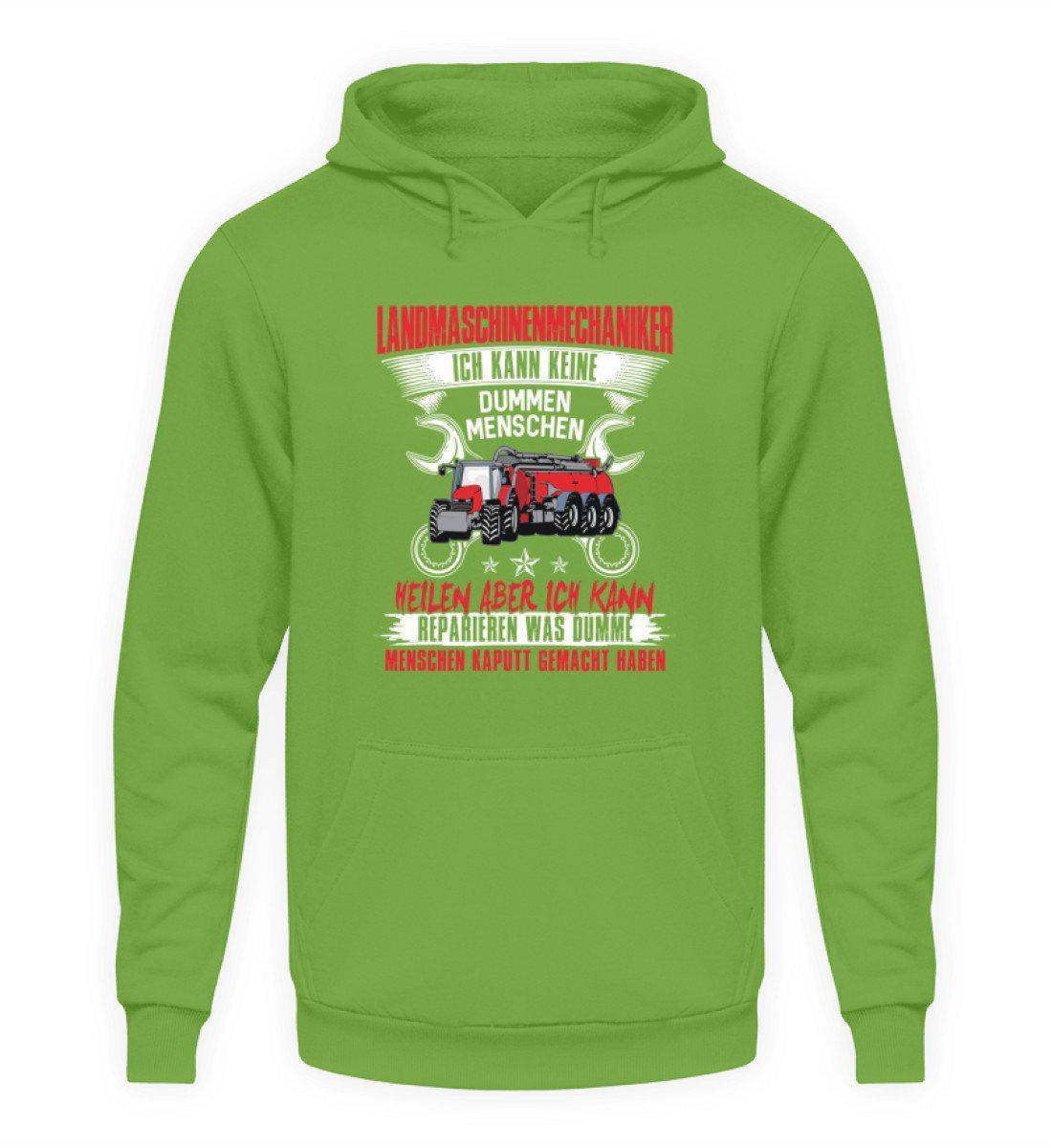 Landmaschinenmechaniker reparieren · Unisex Kapuzenpullover Hoodie-Unisex Hoodie-LimeGreen-S-Agrarstarz