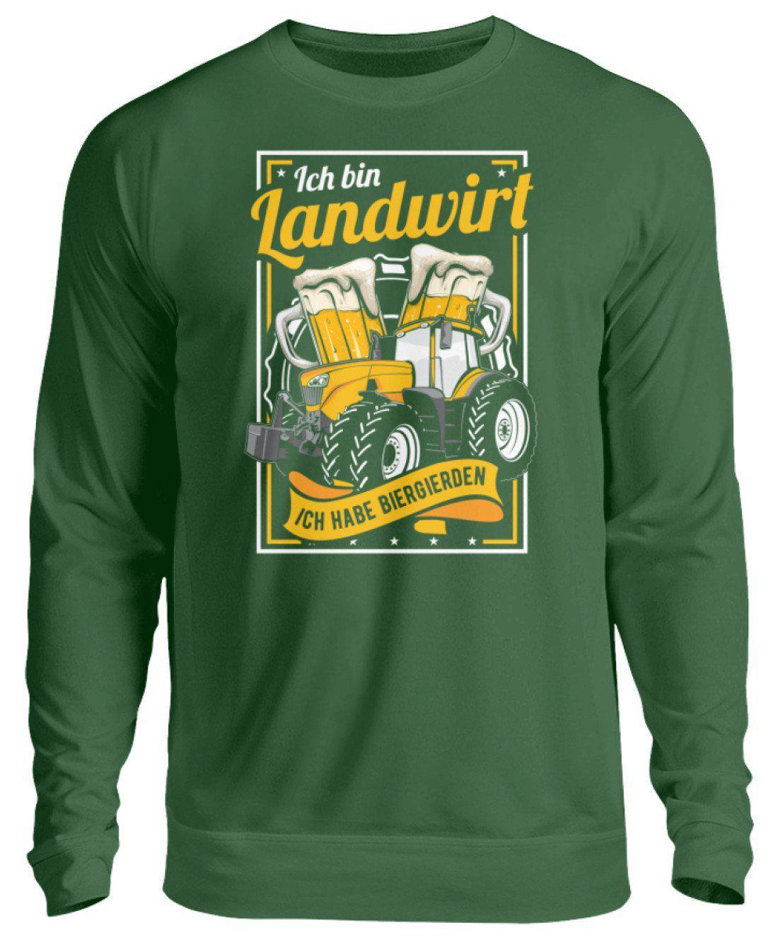 Landwirt Biergierden · Unisex Sweatshirt Pullover-Unisex Sweatshirt-Bottle Green-S-Agrarstarz