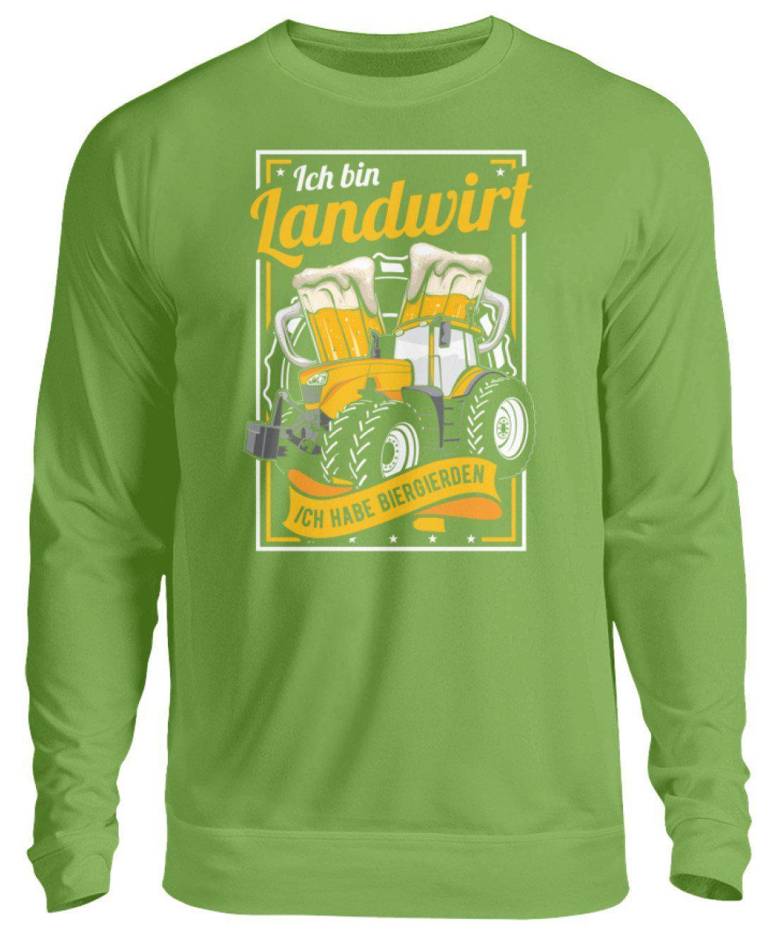 Landwirt Biergierden · Unisex Sweatshirt Pullover-Unisex Sweatshirt-LimeGreen-S-Agrarstarz