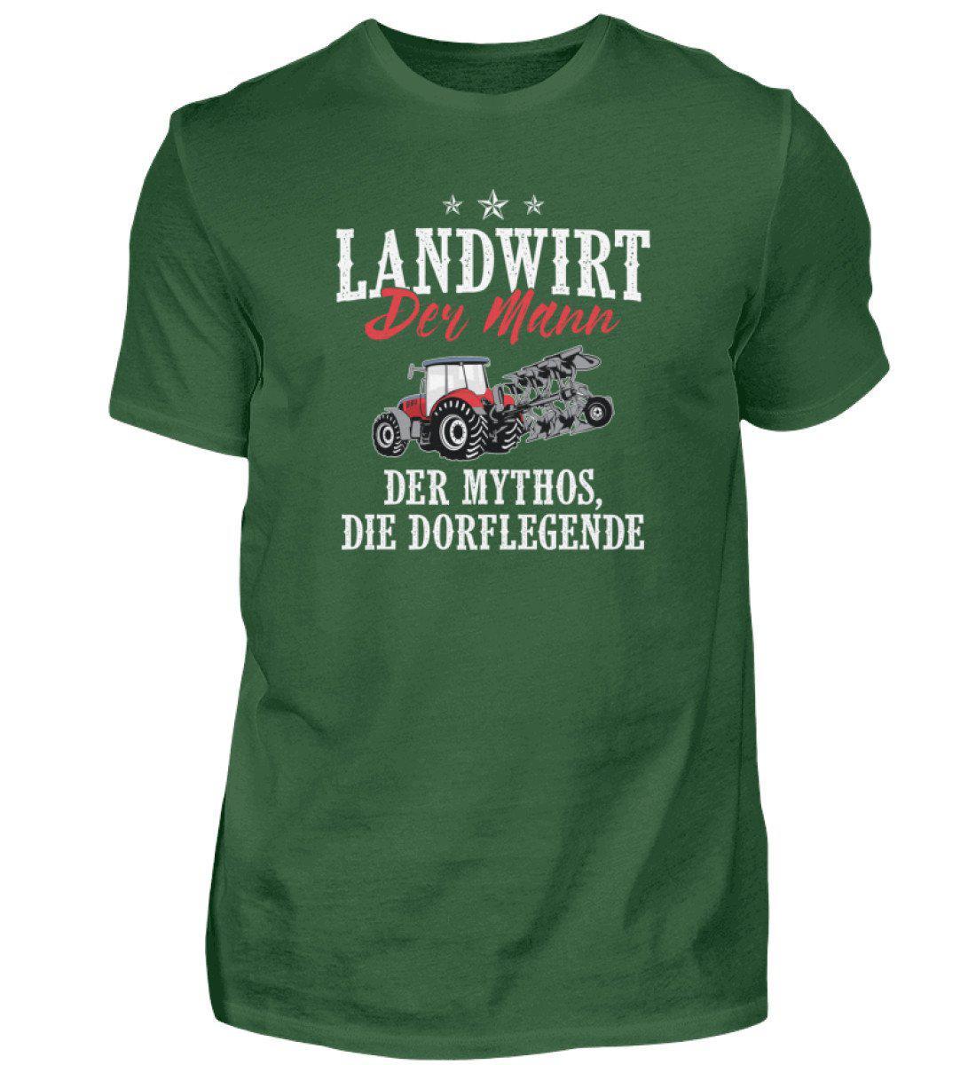 Landwirt Mann Mythos Dorflegende · Herren T-Shirt-Herren Basic T-Shirt-Bottle Green-S-Agrarstarz