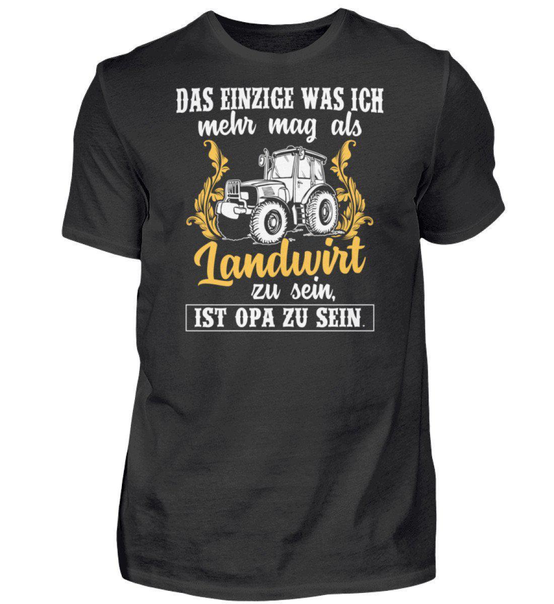 Landwirt Opa · Herren T-Shirt-Herren Basic T-Shirt-Black-S-Agrarstarz