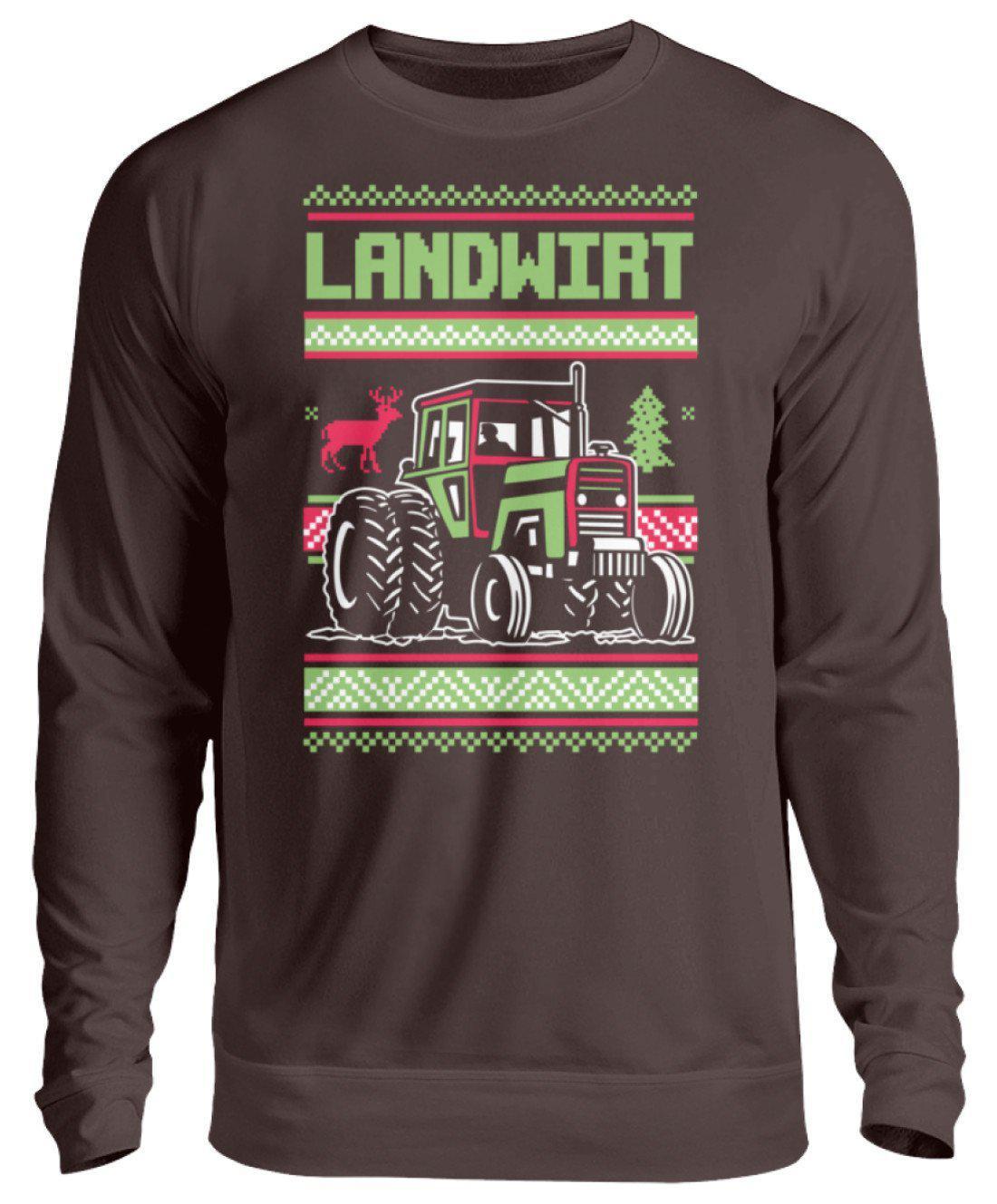 Landwirt Ugly Christmas · Unisex Sweatshirt Pullover-Unisex Sweatshirt-Hot Chocolate-S-Agrarstarz