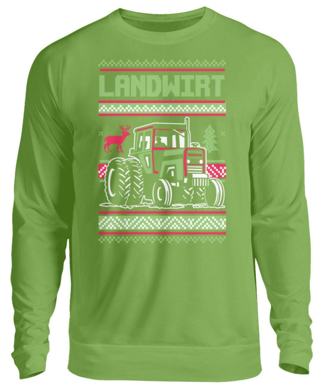 Landwirt Ugly Christmas · Unisex Sweatshirt Pullover-Unisex Sweatshirt-LimeGreen-S-Agrarstarz