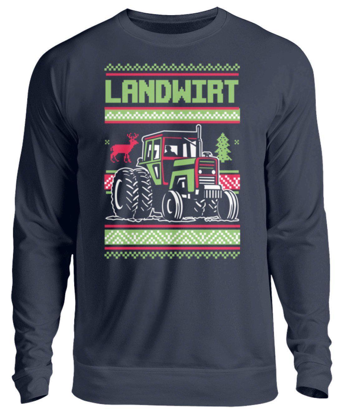 Landwirt Ugly Christmas · Unisex Sweatshirt Pullover-Unisex Sweatshirt-Oxford Navy-S-Agrarstarz