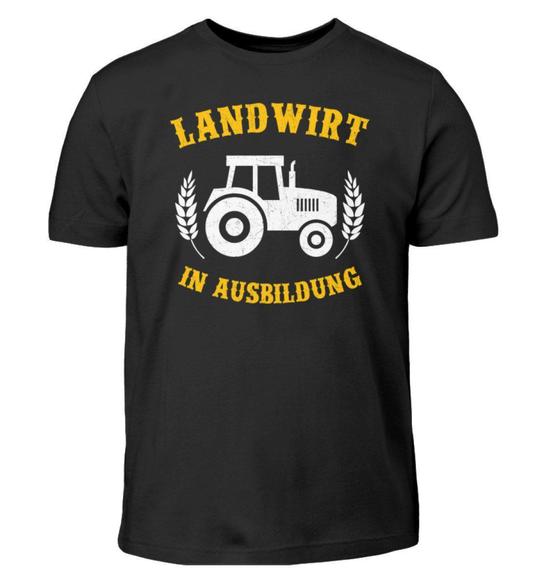Landwirt in Ausbildung · Kinder T-Shirt-Kinder T-Shirt-Black-3/4 (98/104)-Agrarstarz