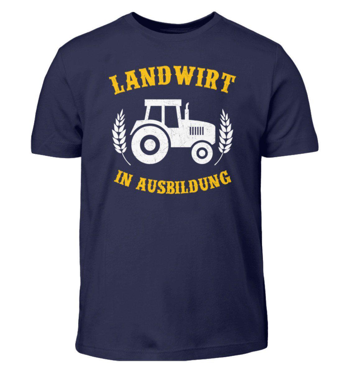 Landwirt in Ausbildung · Kinder T-Shirt-Kinder T-Shirt-Navy-3/4 (98/104)-Agrarstarz