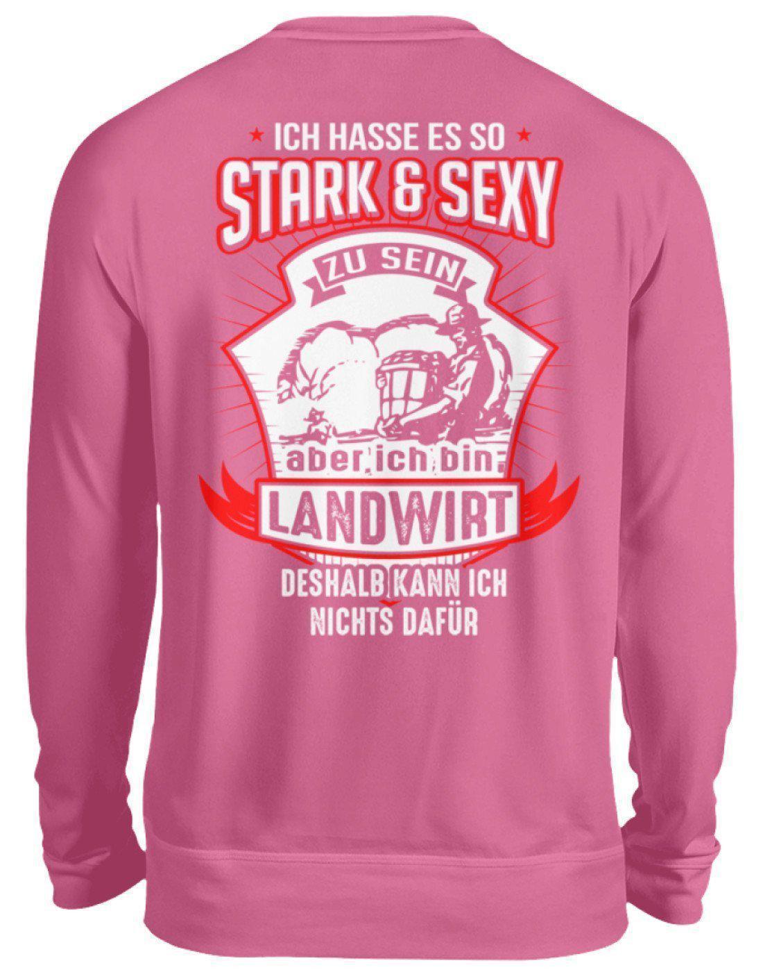 Landwirt stark · Unisex Sweatshirt Pullover-Unisex Sweatshirt-Candyfloss Pink-S-Agrarstarz