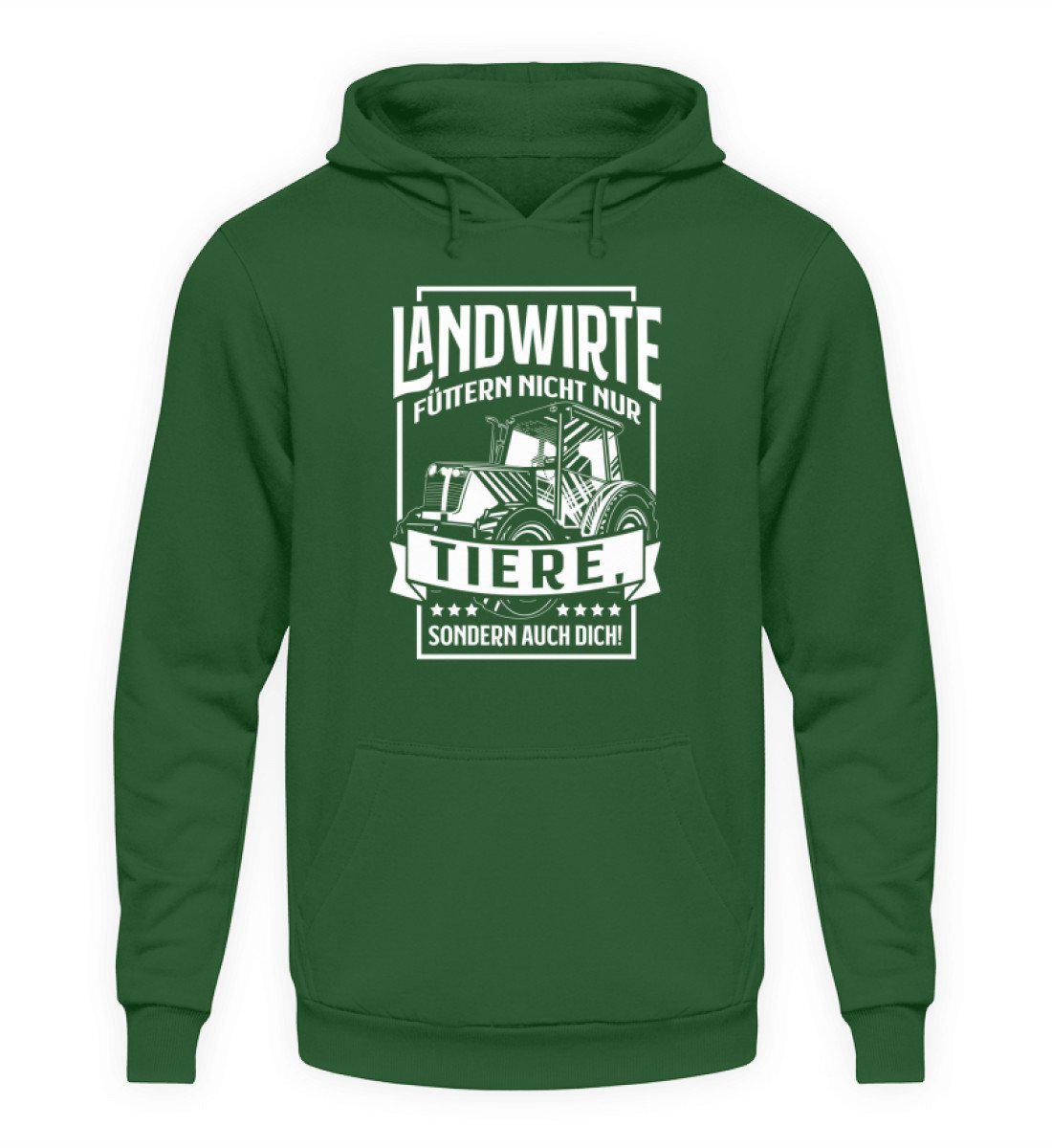 Landwirte füttern auch dich · Unisex Kapuzenpullover Hoodie-Unisex Hoodie-Bottle Green-S-Agrarstarz