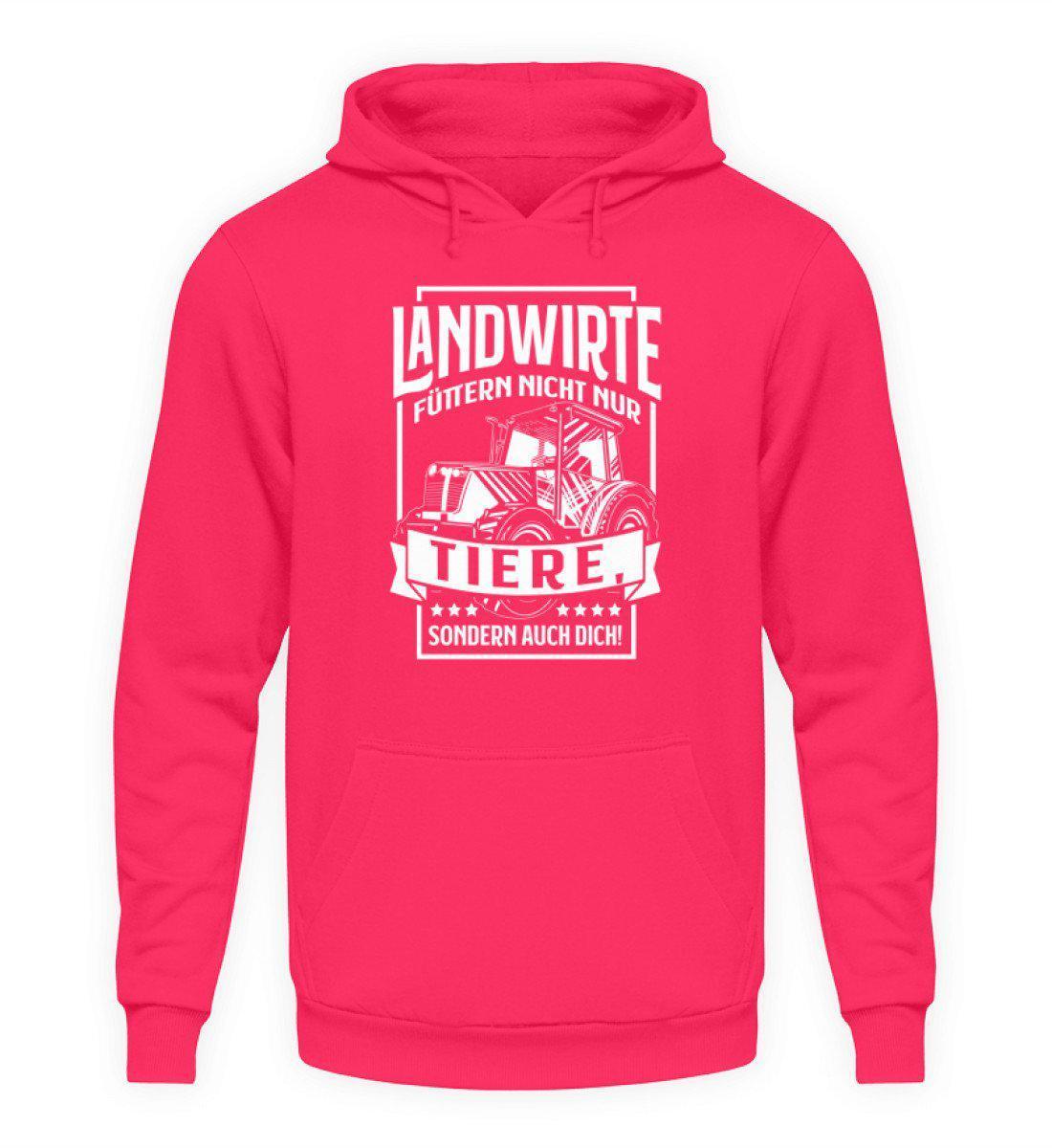 Landwirte füttern auch dich · Unisex Kapuzenpullover Hoodie-Unisex Hoodie-Hot Pink-S-Agrarstarz