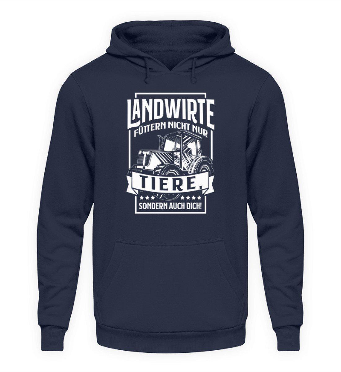 Landwirte füttern auch dich · Unisex Kapuzenpullover Hoodie-Unisex Hoodie-Oxford Navy-S-Agrarstarz