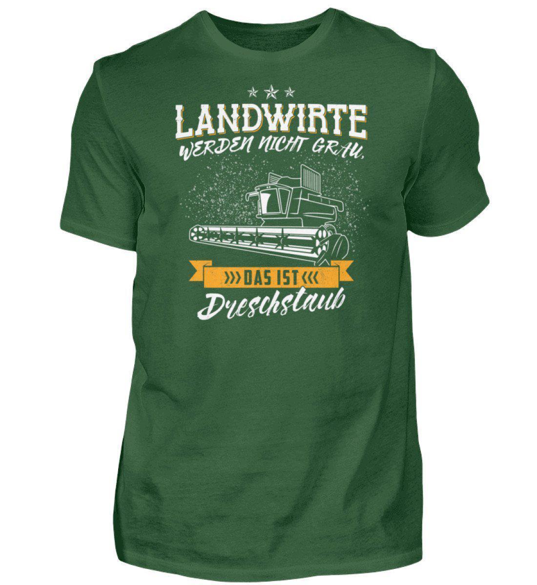 Landwirte grau Dreschstaub · Herren T-Shirt-Herren Basic T-Shirt-Bottle Green-S-Agrarstarz