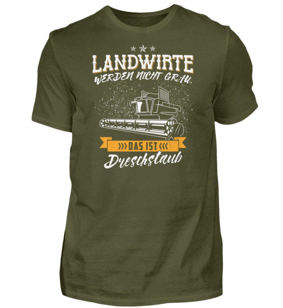 Landwirte grau Dreschstaub · Herren T-Shirt-Herren Basic T-Shirt-Urban Khaki-S-Agrarstarz