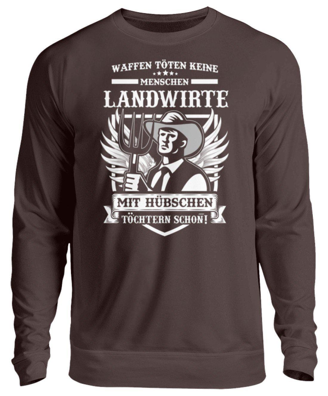 Landwirte hübsche Töchter · Unisex Sweatshirt Pullover-Unisex Sweatshirt-Hot Chocolate-S-Agrarstarz