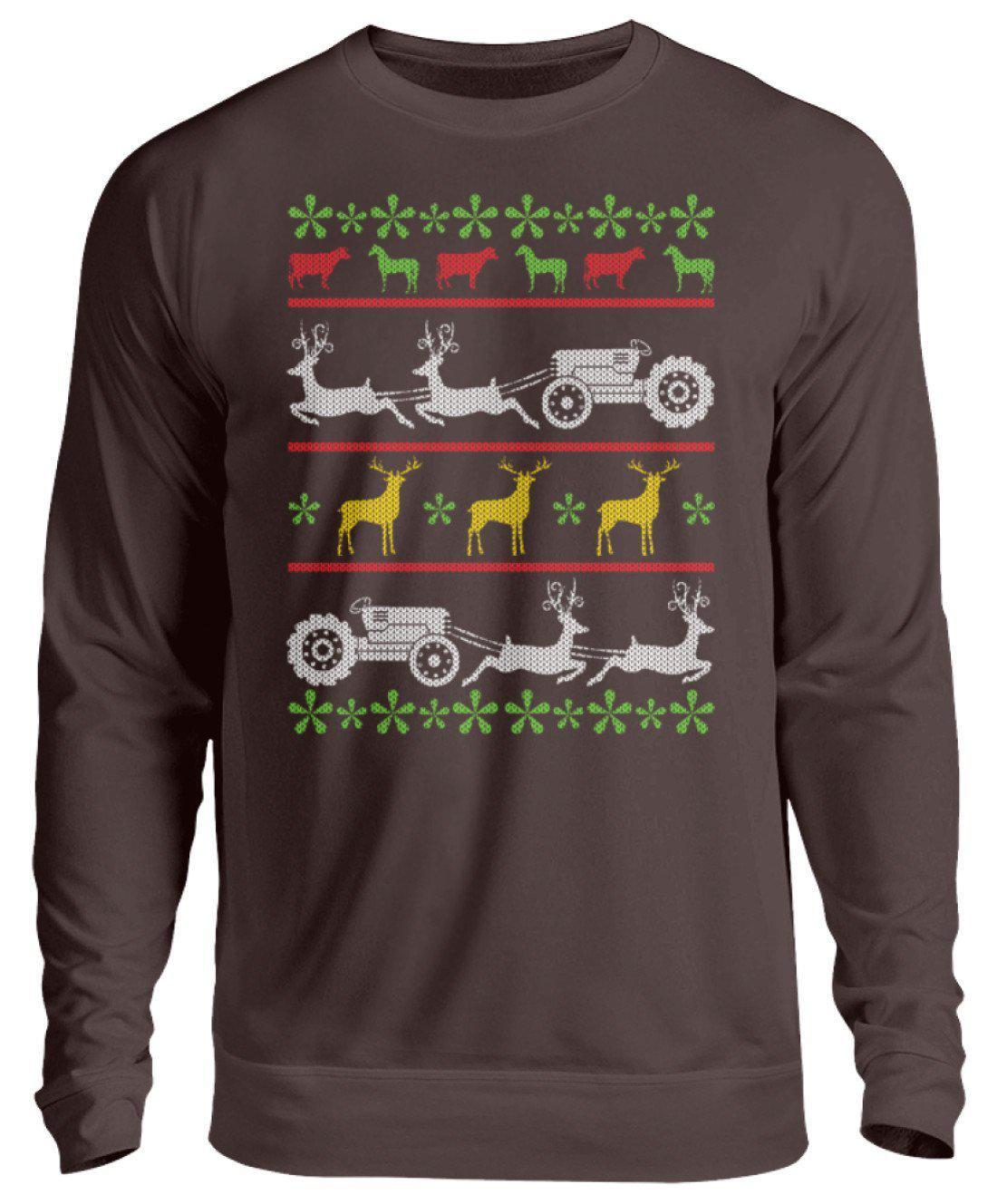 Landwirtschaft Ugly Christmas · Unisex Sweatshirt Pullover-Unisex Sweatshirt-Hot Chocolate-S-Agrarstarz