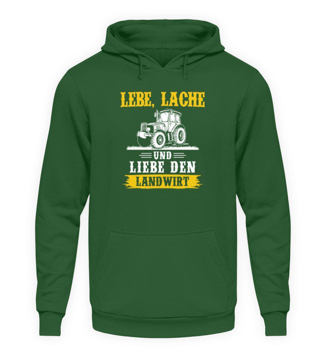 Lebe Lache Liebe Landwirt · Unisex Kapuzenpullover Hoodie-Unisex Hoodie-Bottle Green-S-Agrarstarz