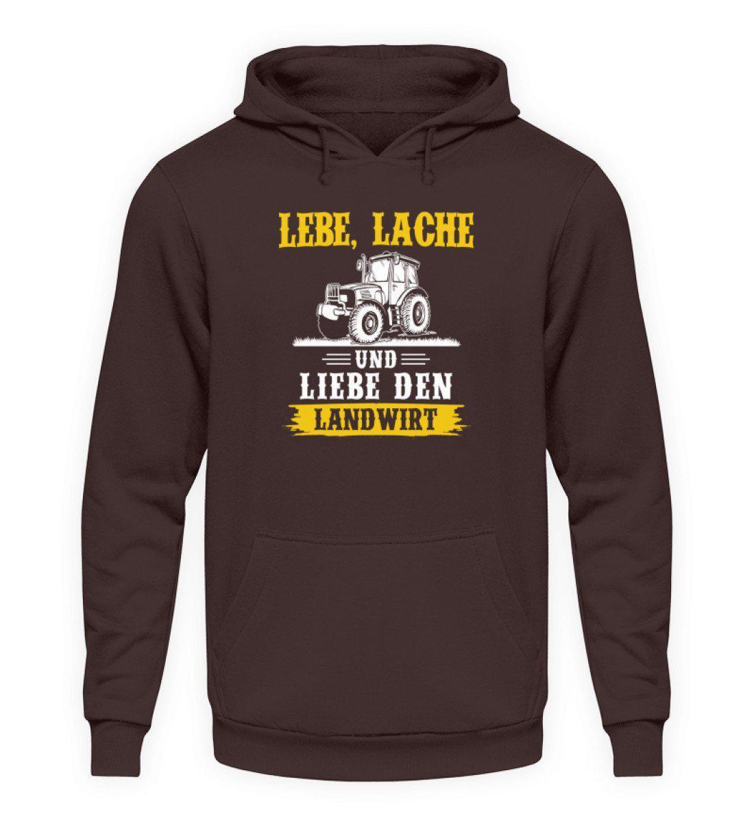 Lebe Lache Liebe Landwirt · Unisex Kapuzenpullover Hoodie-Unisex Hoodie-Hot Chocolate-S-Agrarstarz