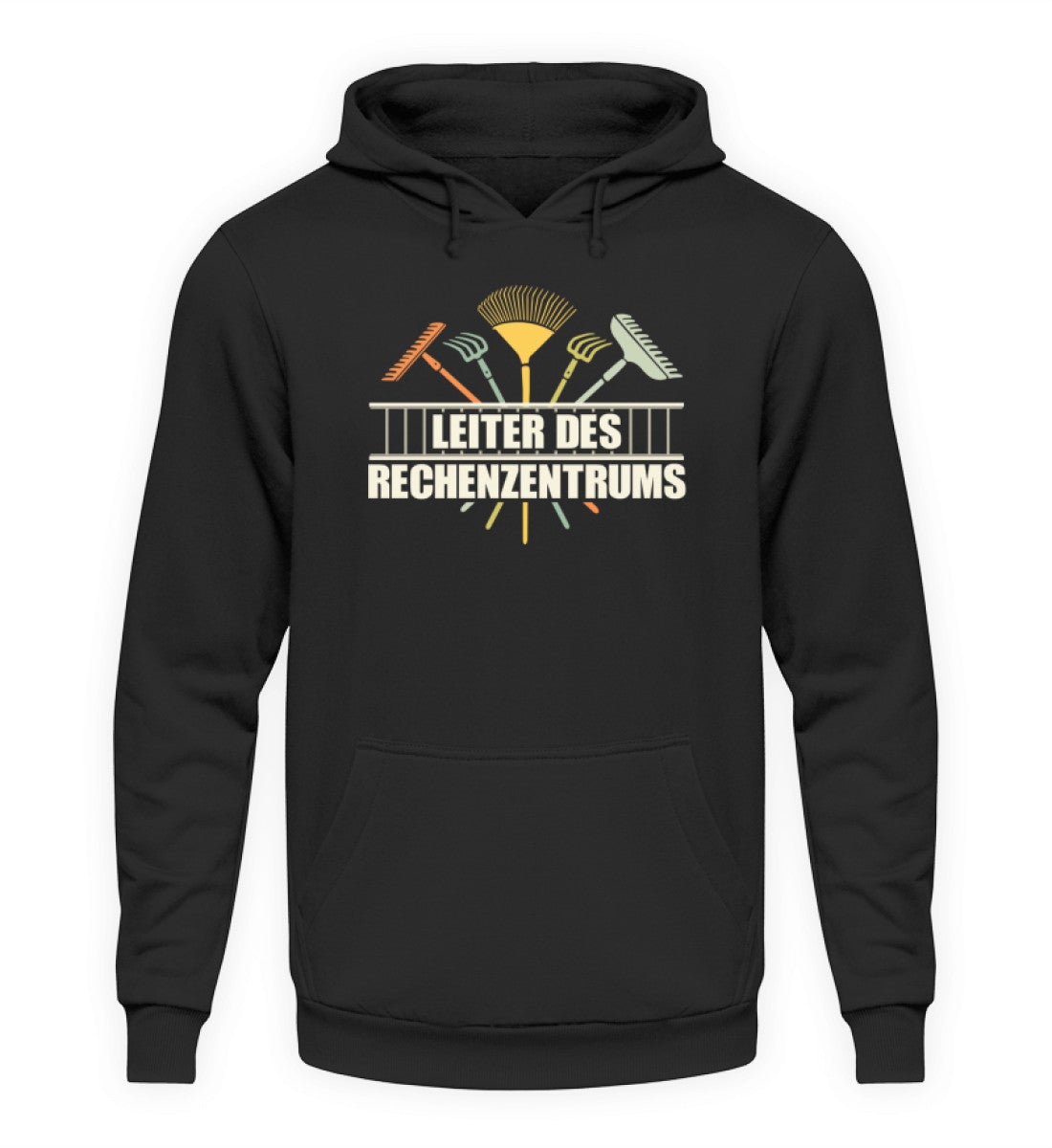 Leiter des Rechenzentrums · Unisex Kapuzenpullover Hoodie-Unisex Hoodie-Deep Black-S-Agrarstarz