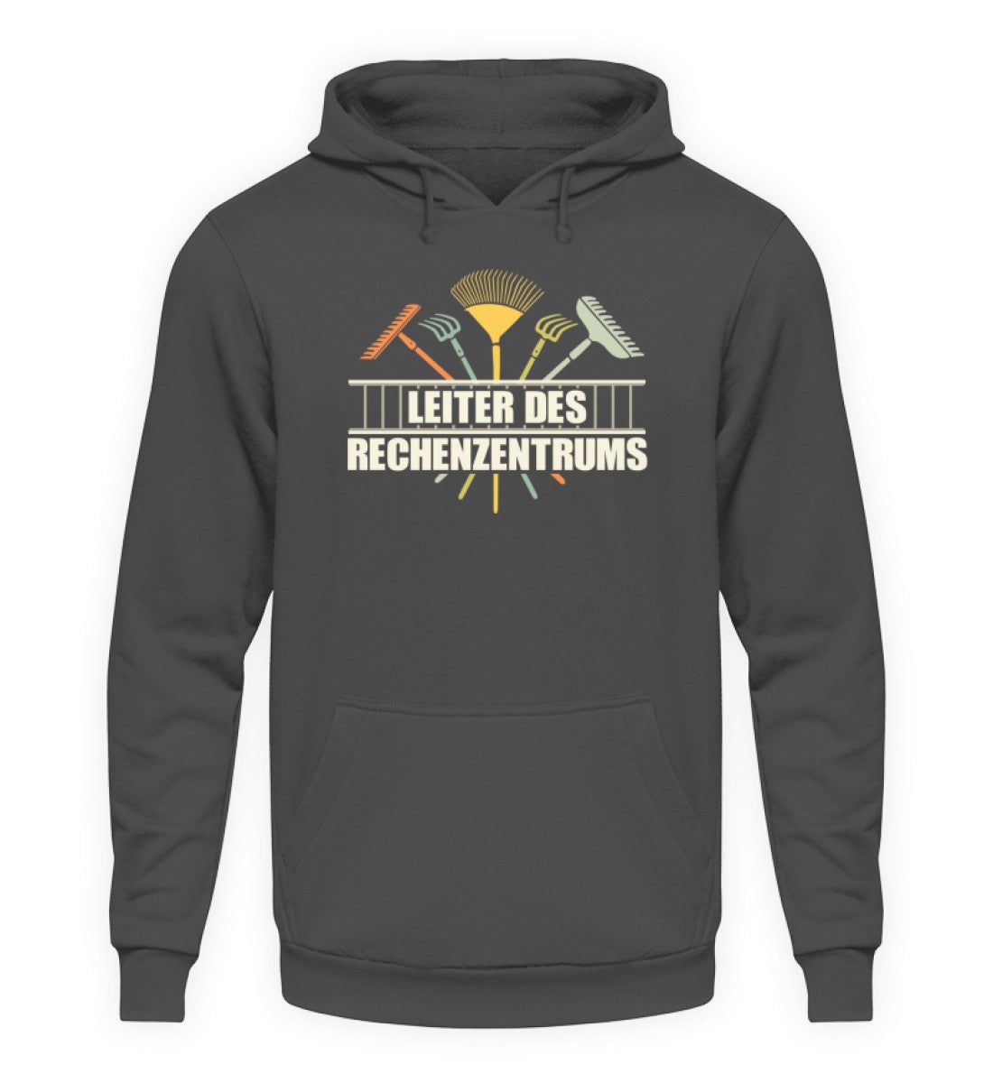 Leiter des Rechenzentrums · Unisex Kapuzenpullover Hoodie-Unisex Hoodie-Steel Grey (Solid)-S-Agrarstarz