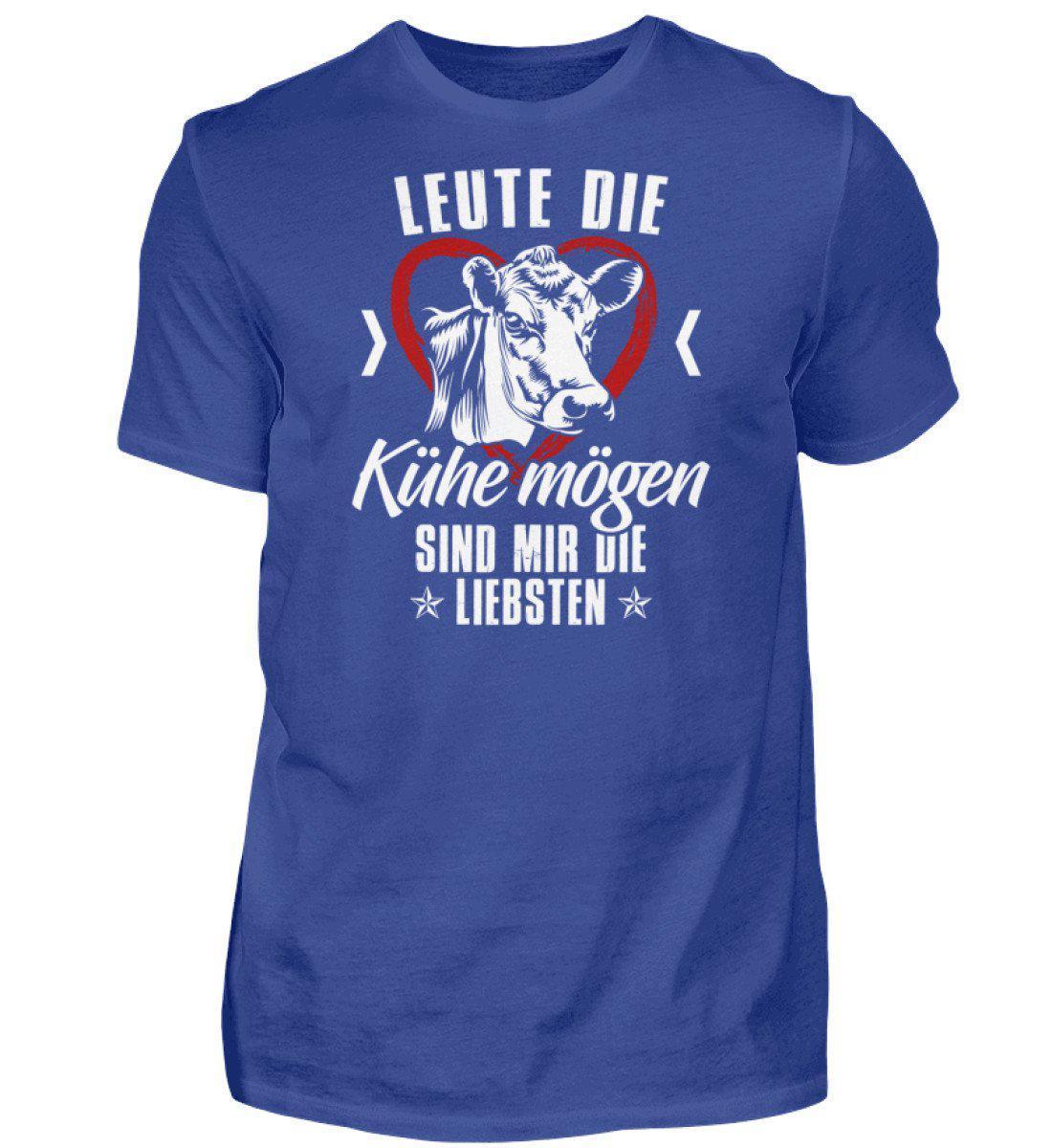 Leute Kühe mögen - Herren Shirt-Herren Basic T-Shirt-Royal Blue-S-Agrarstarz