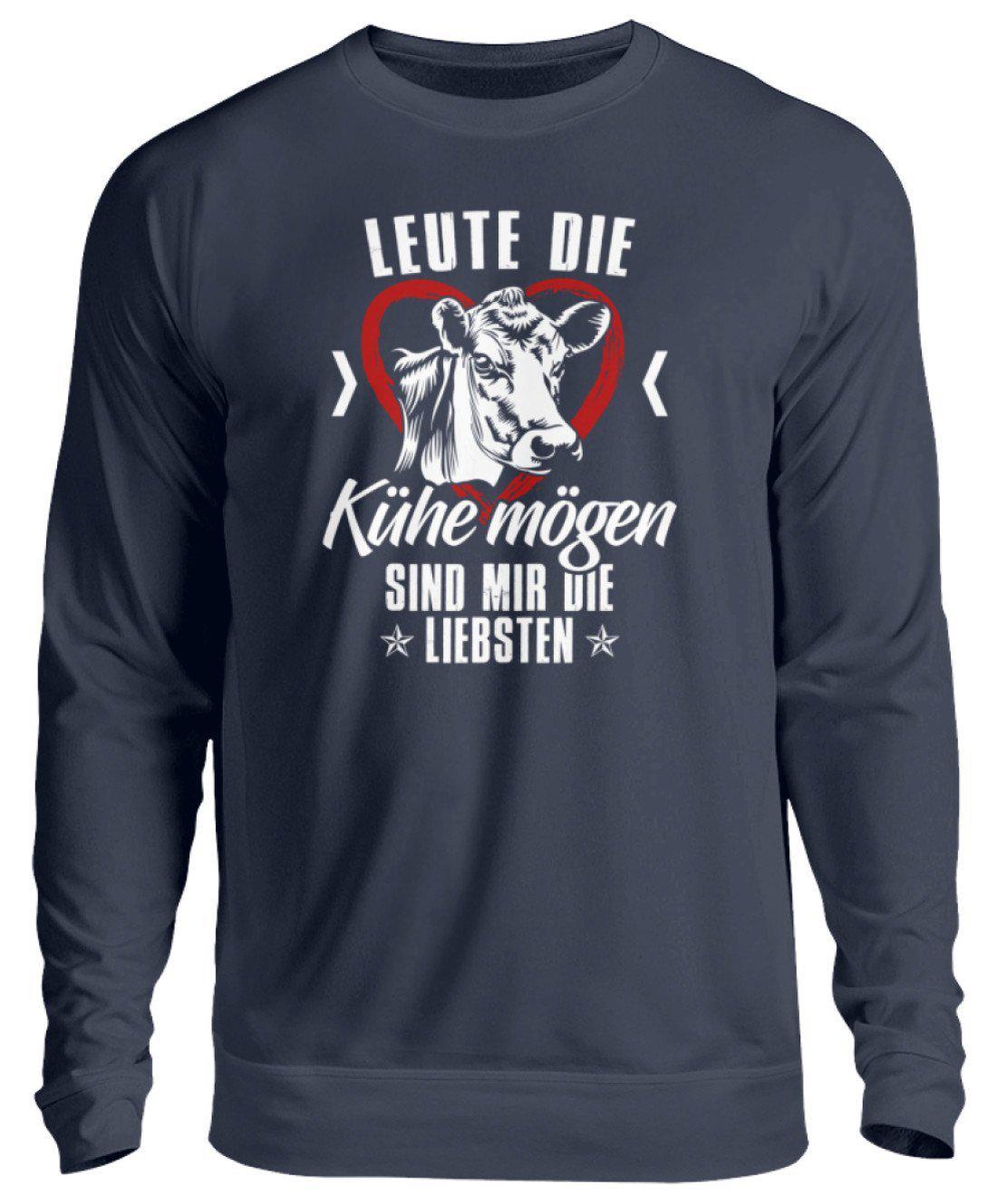 Leute Kühe mögen · Unisex Sweatshirt Pullover-Unisex Sweatshirt-Oxford Navy-S-Agrarstarz