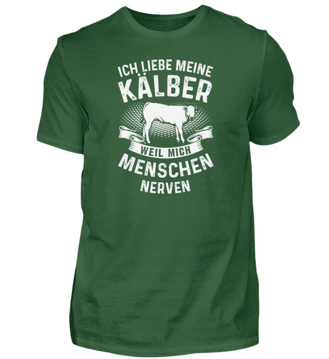 Liebe Kälber Menschen nerven · Herren T-Shirt-Herren Basic T-Shirt-Bottle Green-S-Agrarstarz