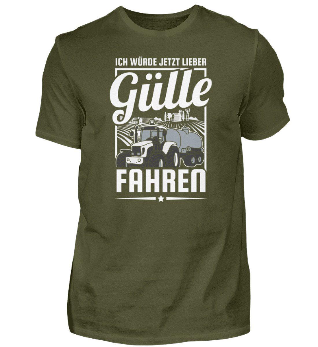 Lieber Gülle fahren · Herren T-Shirt-Herren Basic T-Shirt-Agrarstarz